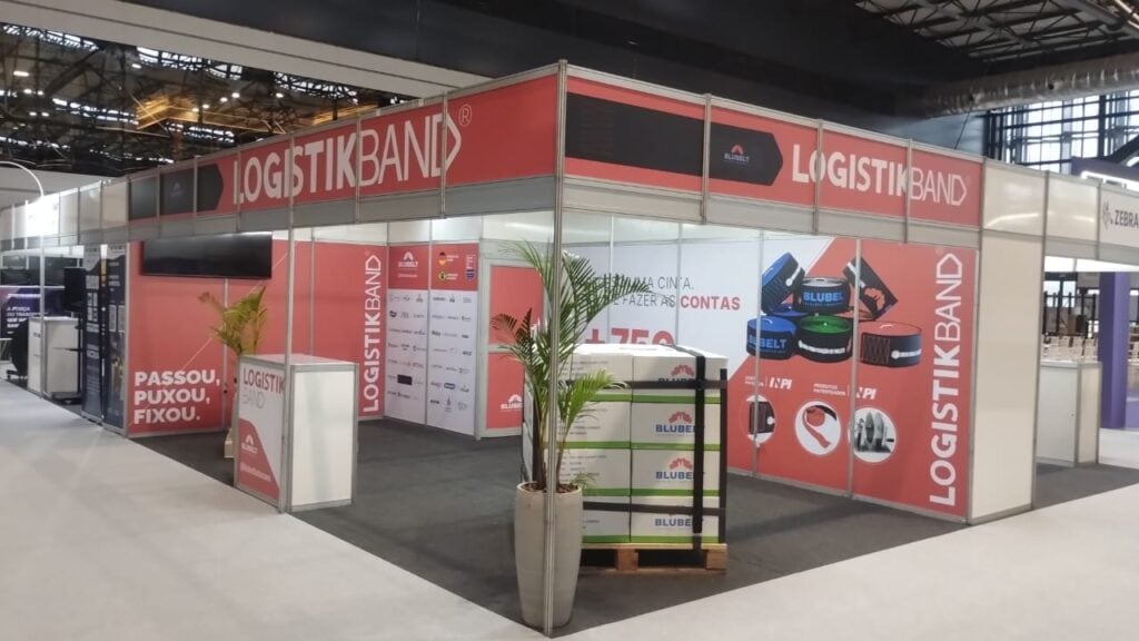 Stand montado pela Totale na Logistique 2026 em Balneário Camboriú