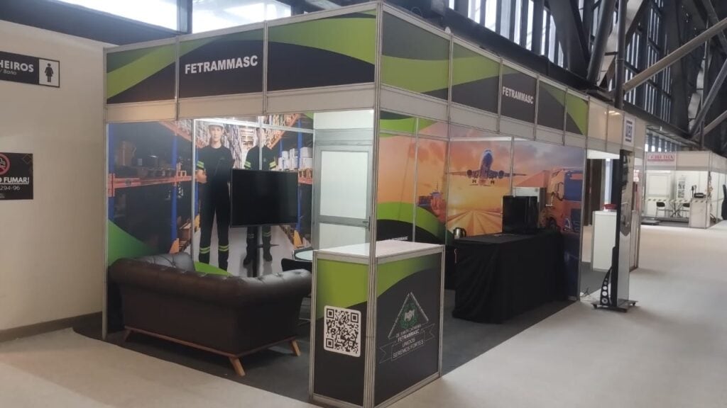 Stand personalizado montado pela Totale na Logistique 2026