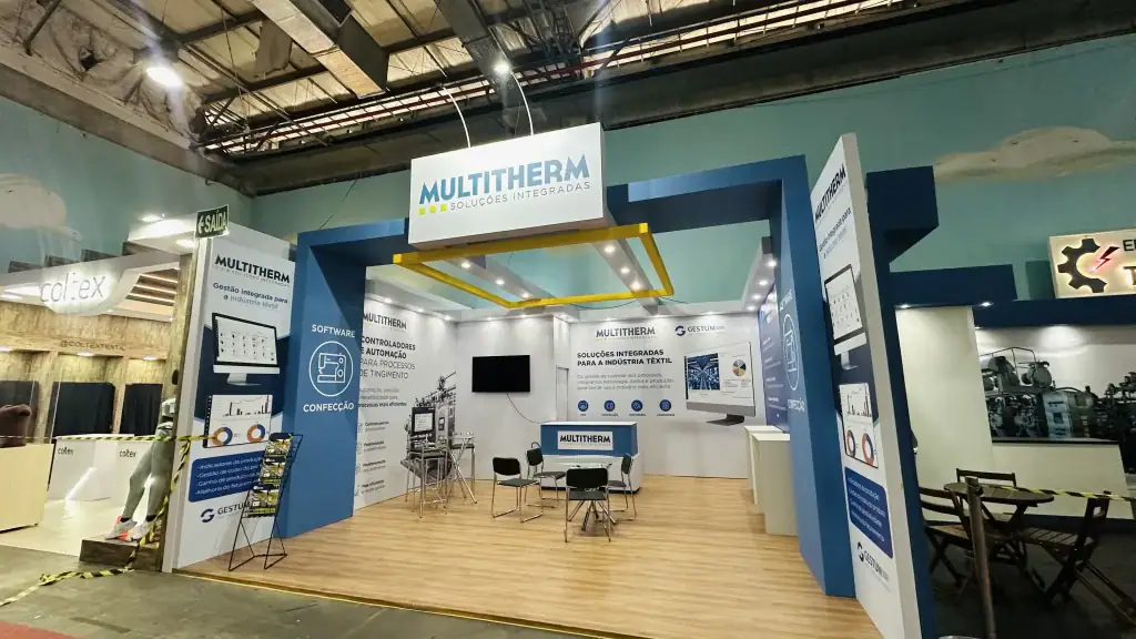 Stand montado pela Totale na Febratex 2026 em Blumenau
